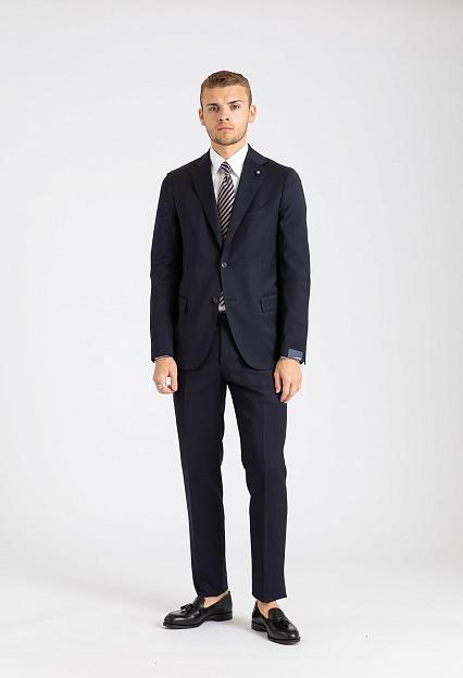 LARDINI Man Woven Suit Navy